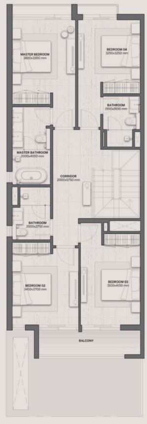 Floor Plans DG Villas - 5 Bedrooms Villas