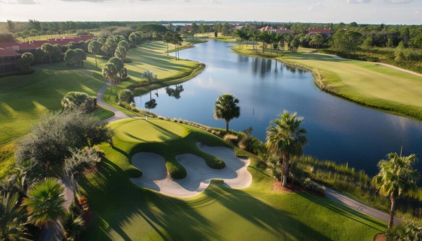 Two championship golf courses: Earth and Fire