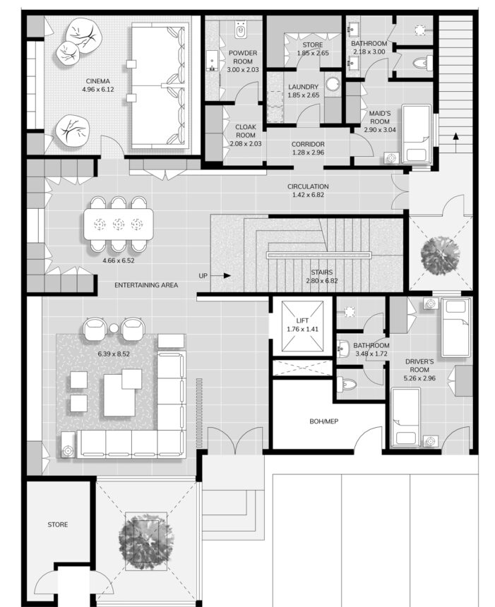 Floor Plans Signature Mansions - 5 Bedrooms Villas