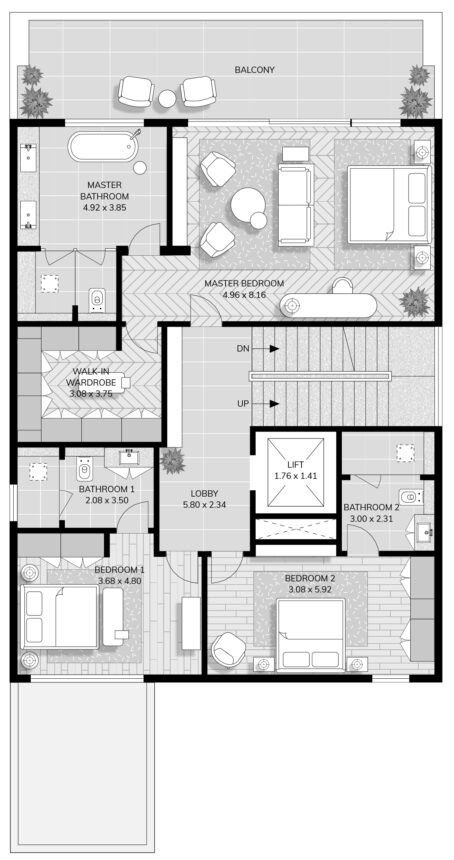 Floor Plans Signature Mansions - 5 Bedrooms Villas