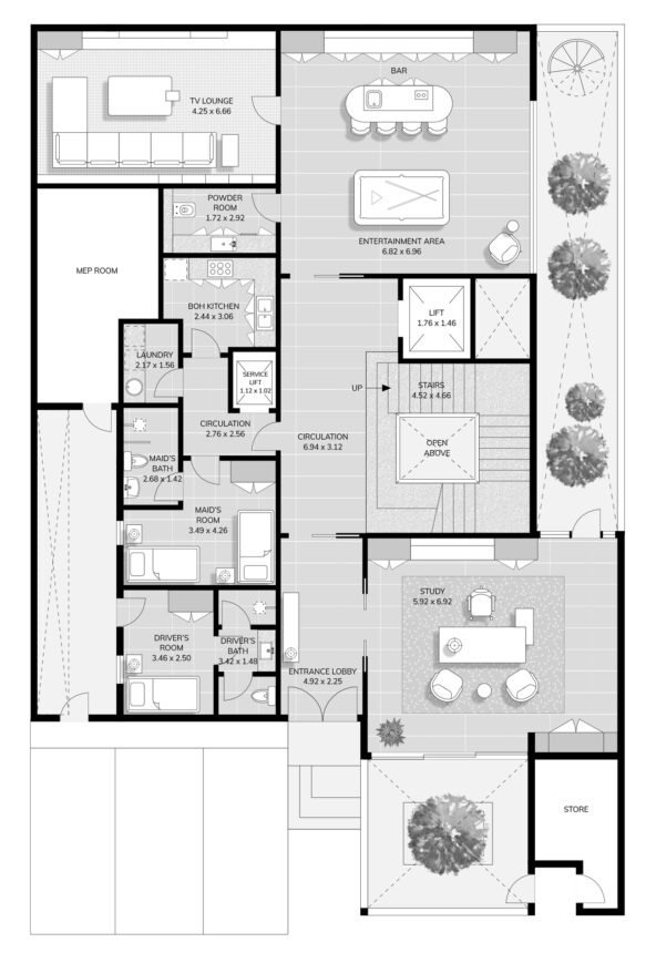 Floor Plans Signature Mansions - 6 Bedrooms Villas