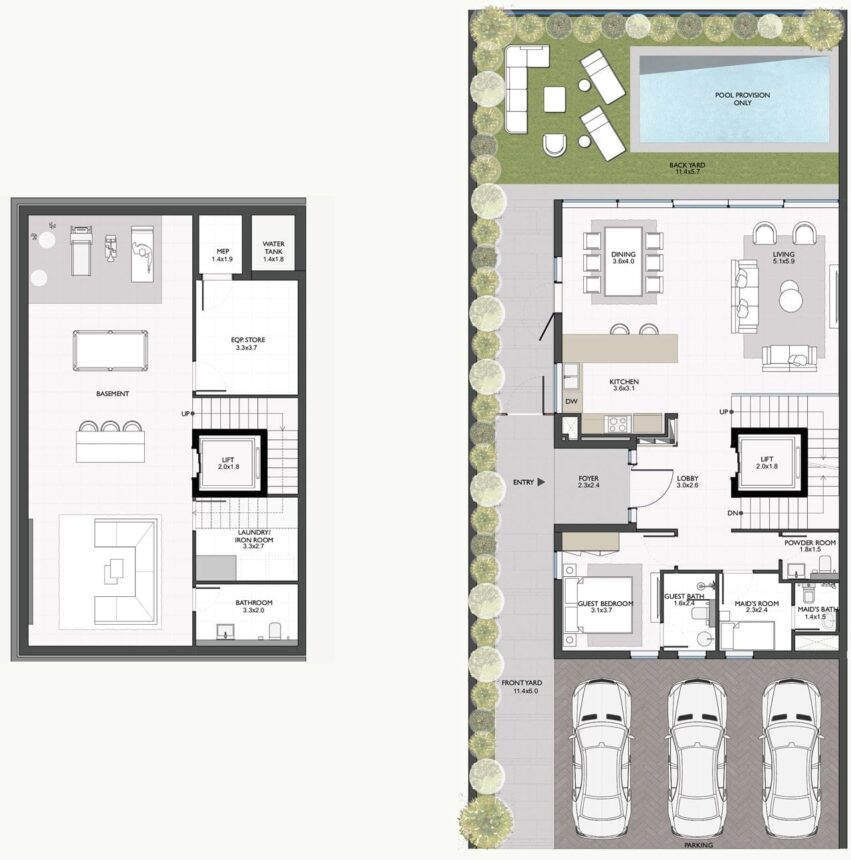 Floor Plans Terra Golf Collection - 6 Bedrooms Villas