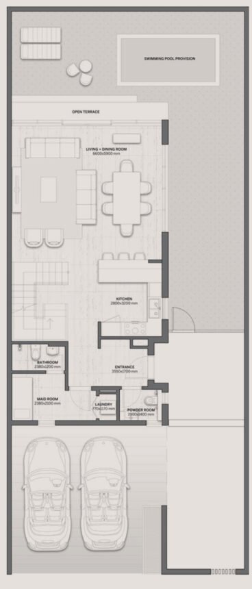 Floor Plans D-Villas - 4 Bedrooms Villas